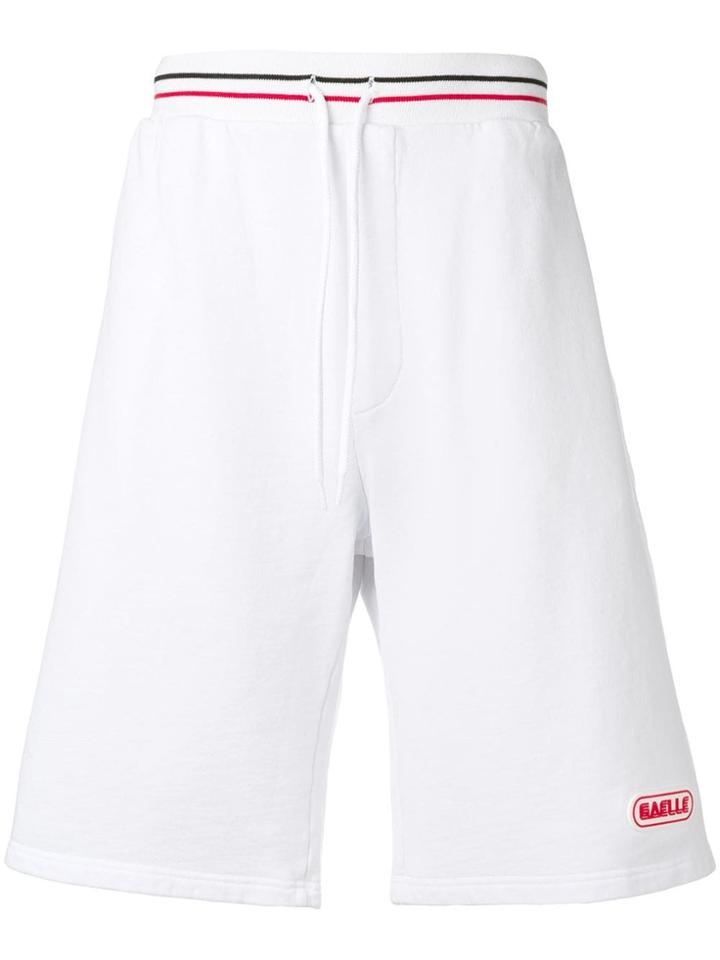 Gaelle Bonheur Sports Jogging Shorts - White