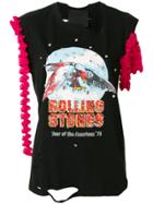 Tiger In The Rain Rolling Stones Printed T-shirt - Black