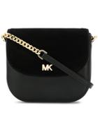 Michael Michael Kors Saddle Crossbody Bag - Black