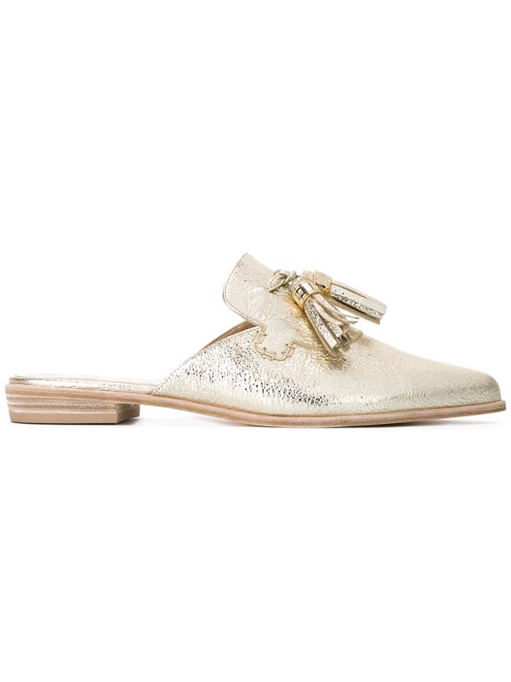 Stuart Weitzman Slip-on Loafers - Metallic