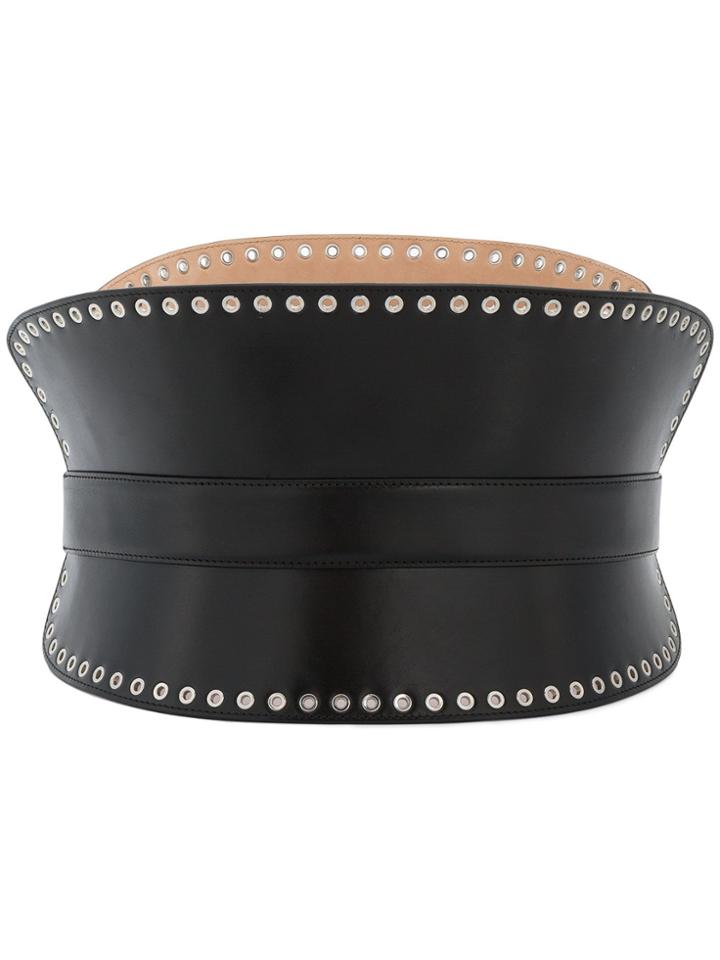 Alexander Mcqueen Studded Corset Belt - Black