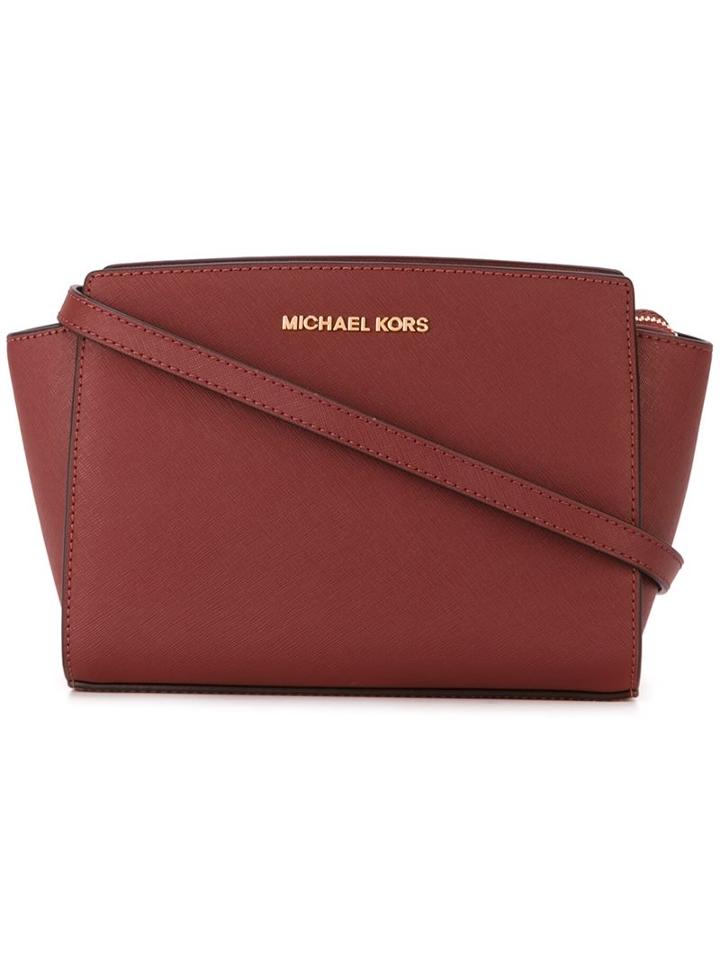 Michael Michael Kors Medium 'selma' Crossbody Bag, Women's, Red