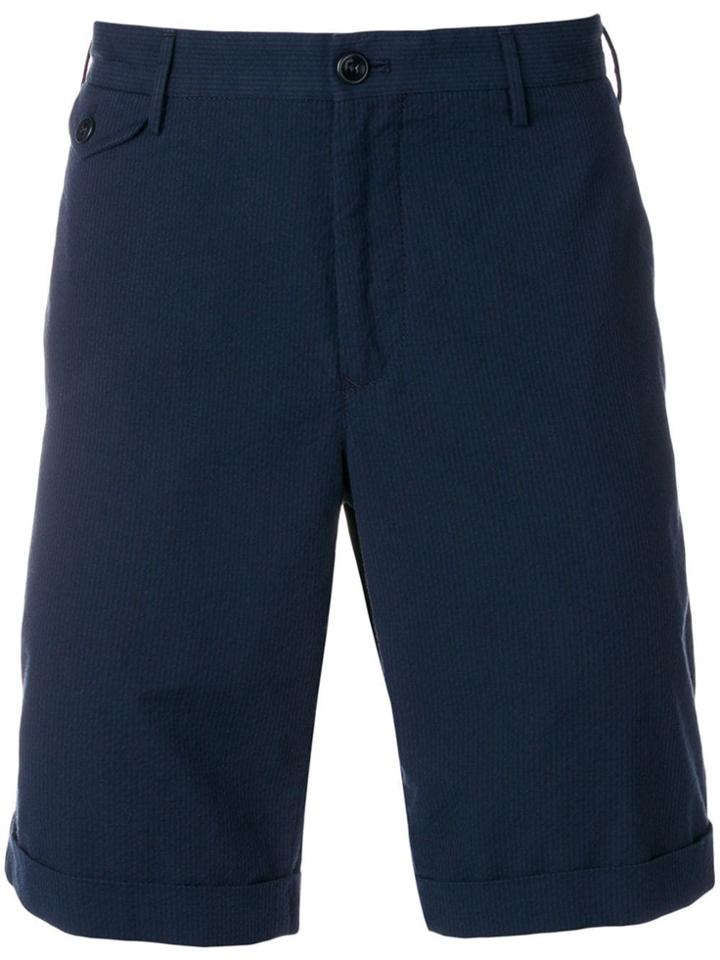 Incotex Cuffed Shorts - Blue