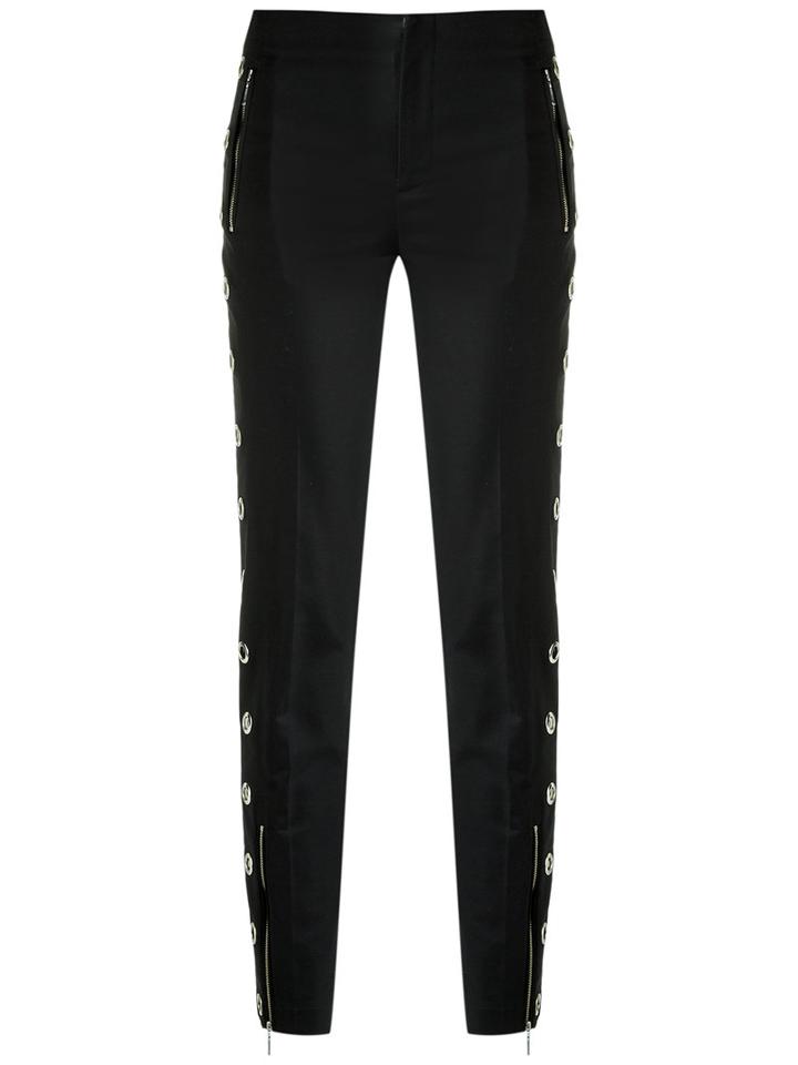 Reinaldo Lourenço - Skinny Trousers - Women - Cotton - 44, Black, Cotton