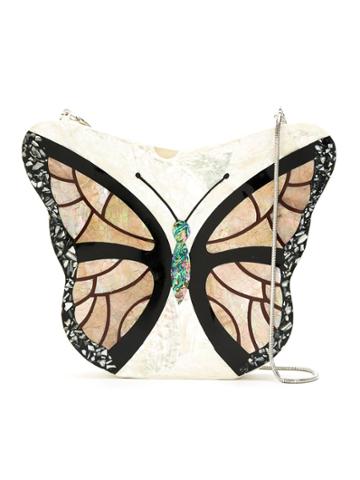 Isla Borboleta Mother Of Pearl Clutch - Nude & Neutrals