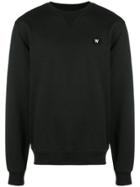 Wood Wood Tye Logo Patch Sweatshirt - Black