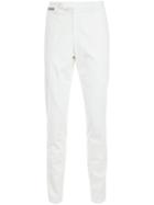 Eleventy Straight Leg Trousers, Men's, Size: 32, White, Cotton/spandex/elastane