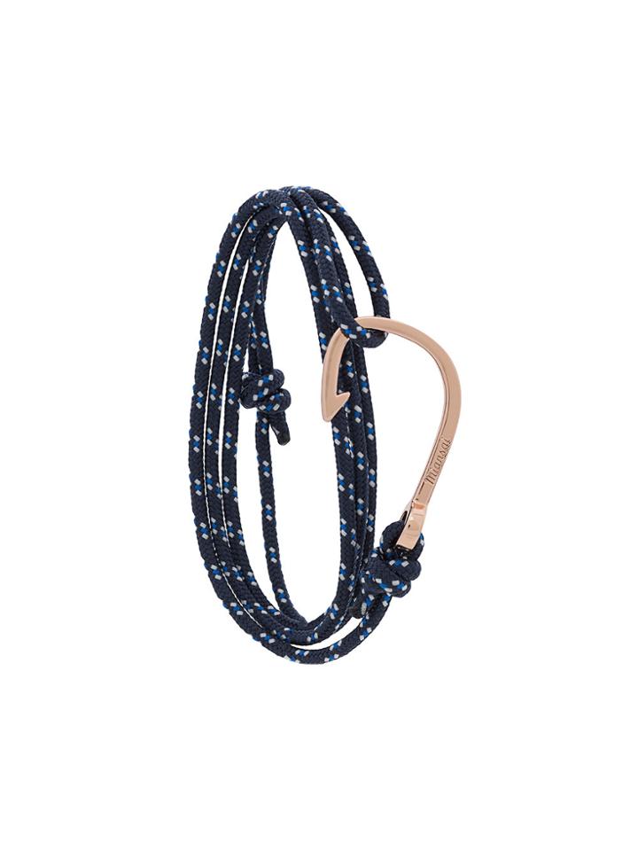 Miansai Hook And Chord Bracelet - Blue