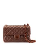 Chanel Pre-owned 1998's Tortoiseshell Turn-lock Classic Flap Bag -
