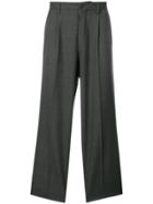 Yohji Yamamoto Vintage Loose Fit Tailored Trousers - Grey