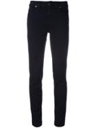 D.exterior - Skinny Trousers - Women - Cotton/spandex/elastane - 46, Blue, Cotton/spandex/elastane
