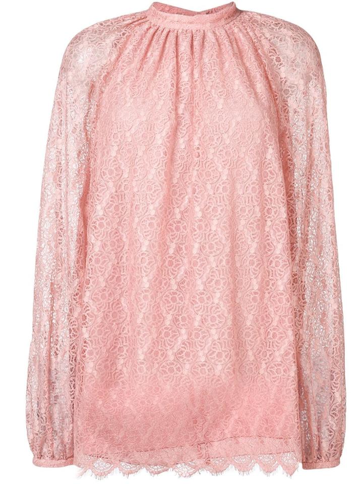 Giamba Lace Longsleeved Blouse - Pink