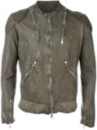 Giorgio Brato Leather Zip Jacket
