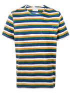 Oliver Spencer - Triple Stripe T-shirt - Men - Cotton - M, Yellow/orange, Cotton