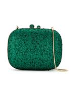 Isla Embellished Clutch - Green