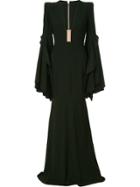 Alex Perry Long Length Empire Line Dress - Black