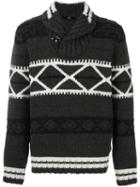 Fay Hooded Jumper, Men's, Size: 50, Grey, Wool