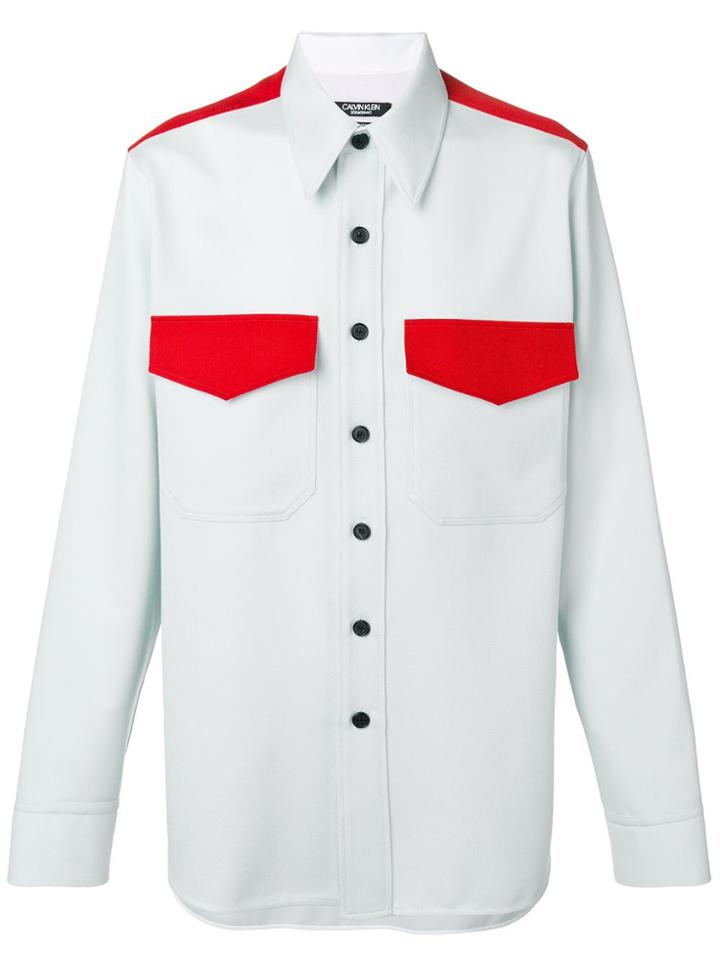 Calvin Klein 205w39nyc Western Shirt - Blue