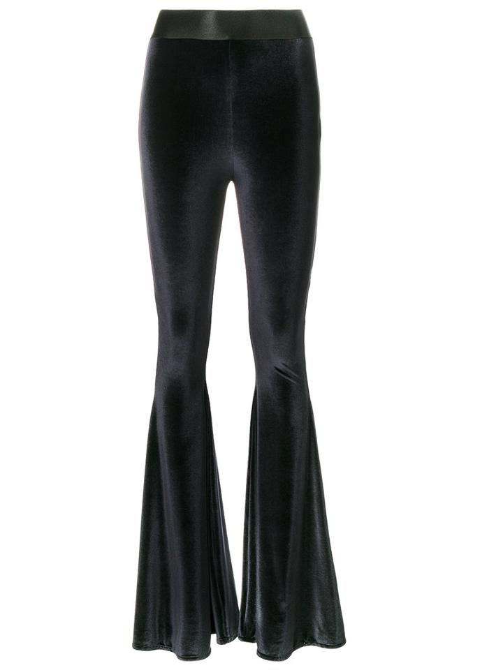 Faith Connexion - Flared Fitted Trousers - Women - Polyamide/spandex/elastane - 38, Blue, Polyamide/spandex/elastane