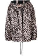 Nº21 Leopard-print Jacket - Black