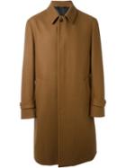 Hevo Mid-length Classic Coat, Men's, Size: 54, Brown, Polyamide/viscose/virgin Wool