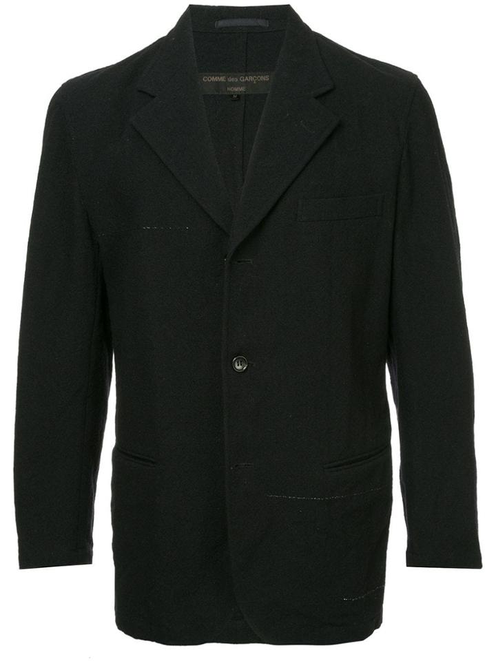Comme Des Garçons Vintage Thread Detail Blazer - Blue