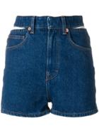 Iro Waist Cut Out Shorts - Blue
