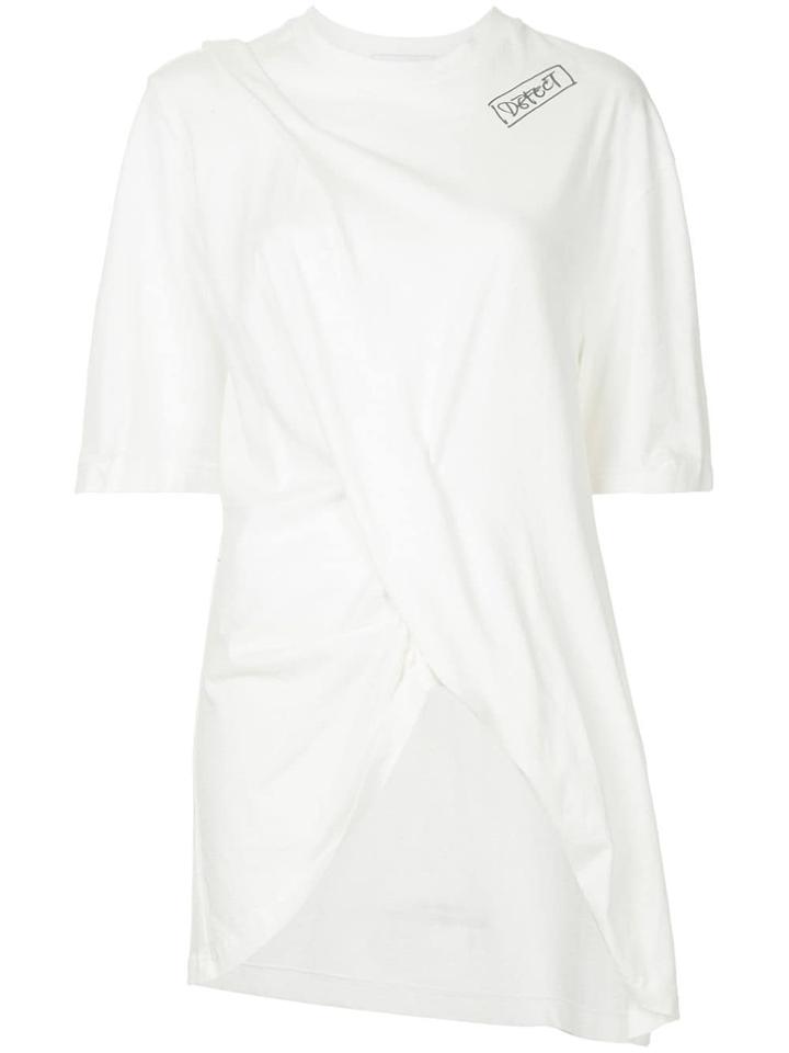 Ground Zero Defect Print T-shirt - White