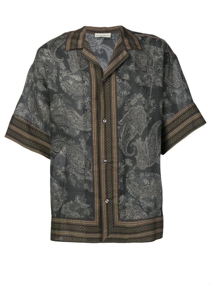 Etro Printed Button-up Shirt - Black