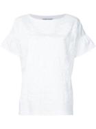 Tsumori Chisato - Floral Embroidered T-shirt - Women - Cotton - S, White, Cotton