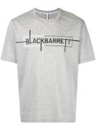 Blackbarrett Logo Print T-shirt - Grey
