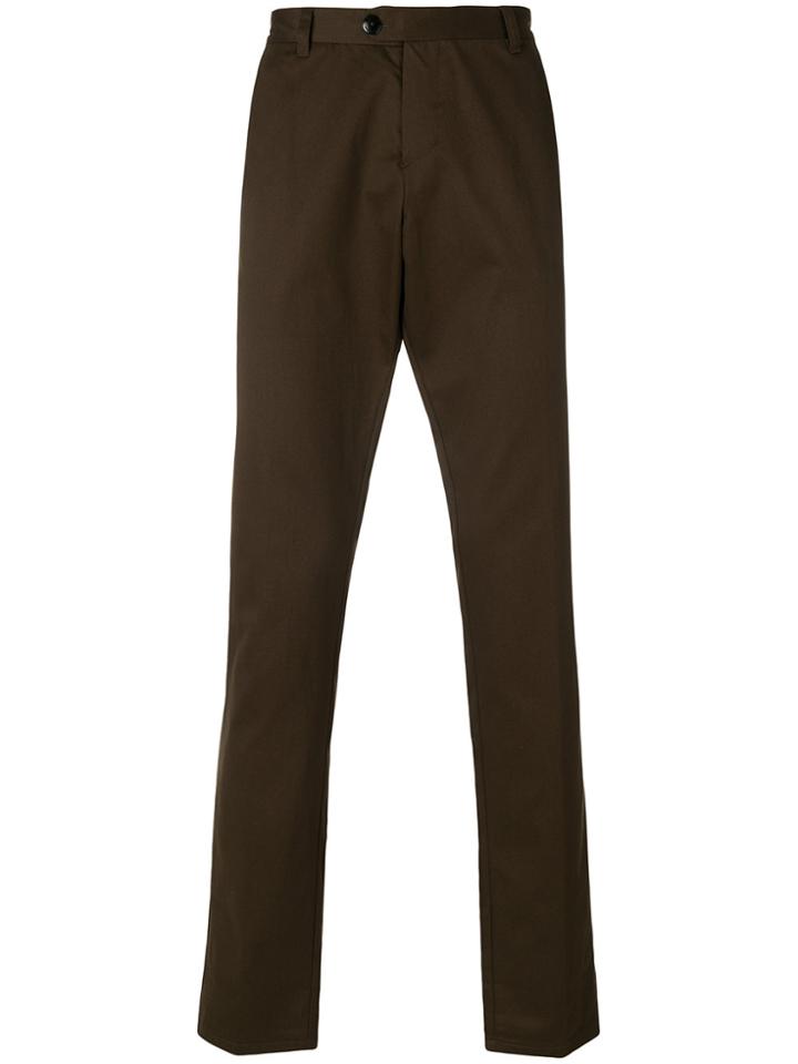 Jijibaba Classic Chino Trousers - Brown