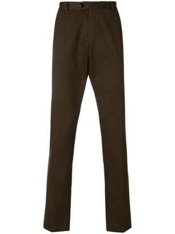 Jijibaba Classic Chino Trousers - Brown
