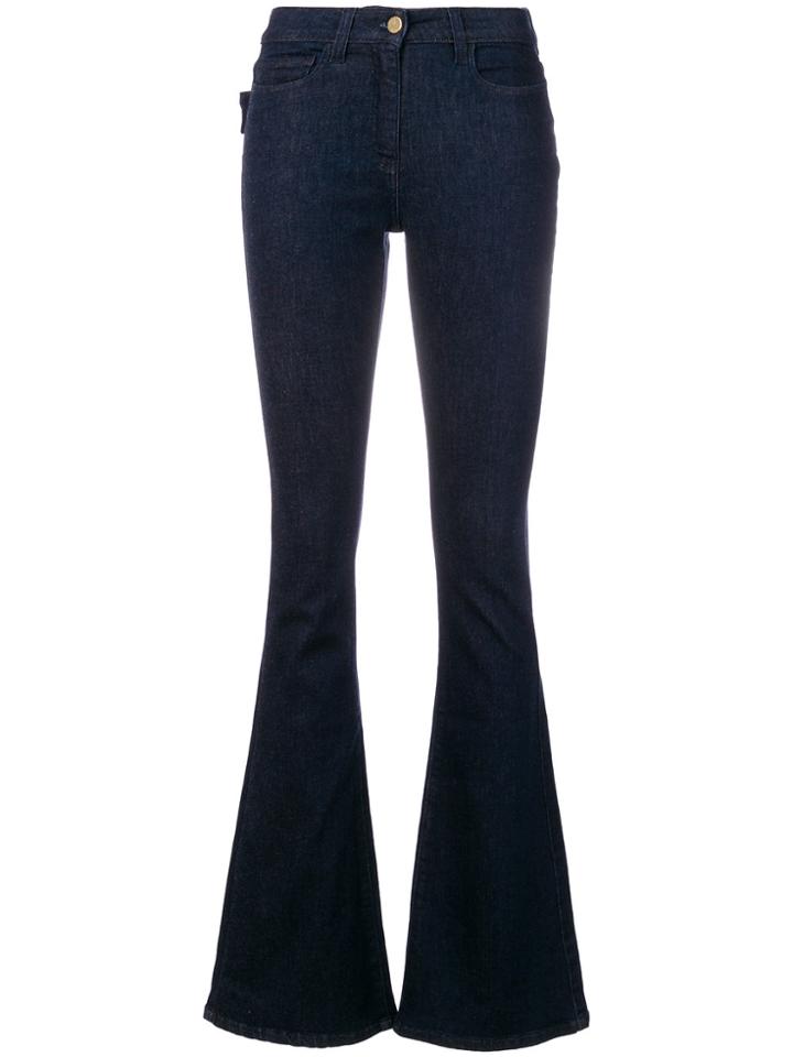 Edward Achour Paris Skinny-fit Flared Jeans - Blue