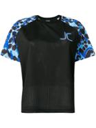 Just Cavalli Leopard Print Sport T-shirt - Black