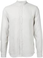 Venroy Mandarin Neck Shirt - Grey