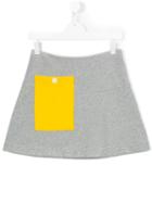 Marni Kids - Front Pocket A-line Skirt - Kids - Cotton - 14 Yrs, Girl's, Grey