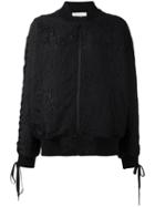 A.f.vandevorst - Zip Up Bomber Jacket - Women - Acrylic/polyamide/polyester - 38, Black, Acrylic/polyamide/polyester