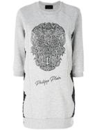Philipp Plein Emelia Sweatshirt Dress - Grey