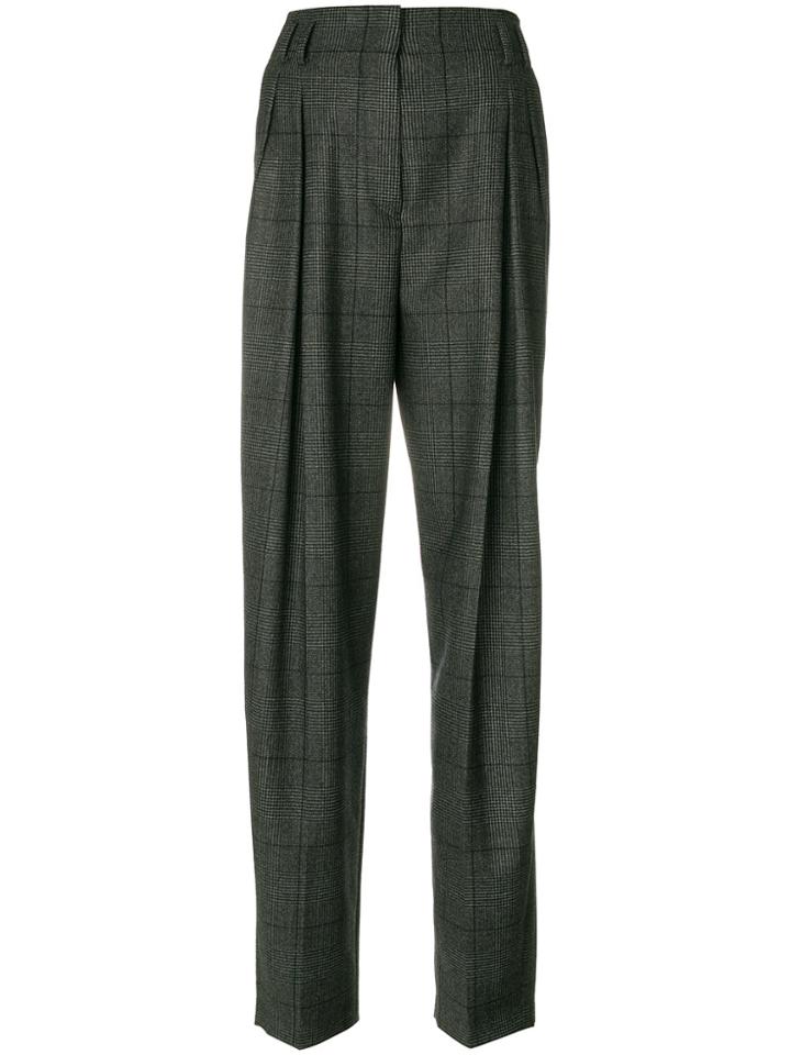 Jil Sander High Waisted Trousers - Black