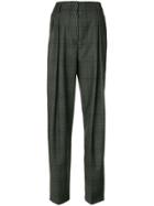Jil Sander High Waisted Trousers - Black