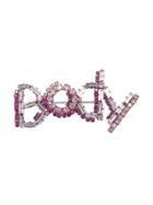 Ermanno Scervino Embellished Body Brooch - Pink