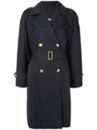 Burberry Pre-owned Longsleeve Coat Jacket - Blue