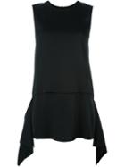 Dkny Layered Tank Top, Women's, Size: Small, Black, Silk/spandex/elastane