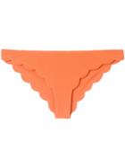 Marysia Scalloped Hem Bikini Bottoms - Yellow & Orange