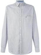 Paul & Shark Button Down Striped Shirt - Blue