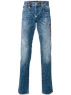 Philipp Plein Flame Straight-leg Jeans, Men's, Size: 30, Blue, Cotton