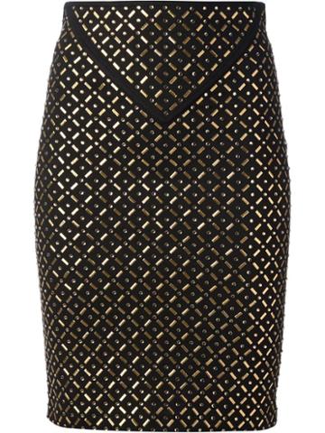Versace Collection Embellished Skirt
