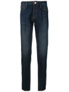 Emporio Armani High Rise Slim Fit Jeans - Blue
