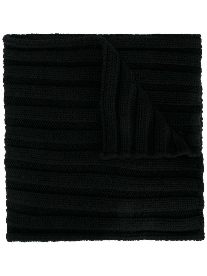 Moncler Ribbed Scarf, Women's, Virgin Wool
